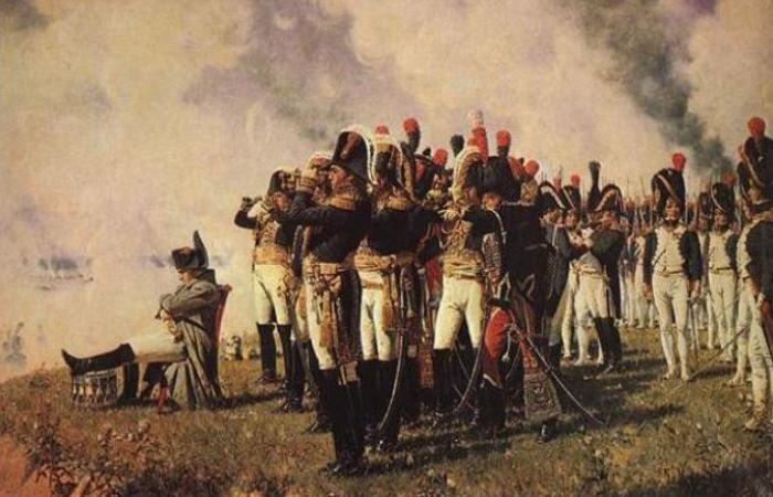 Картина Верещагина Наполеон на Бородинских высотах