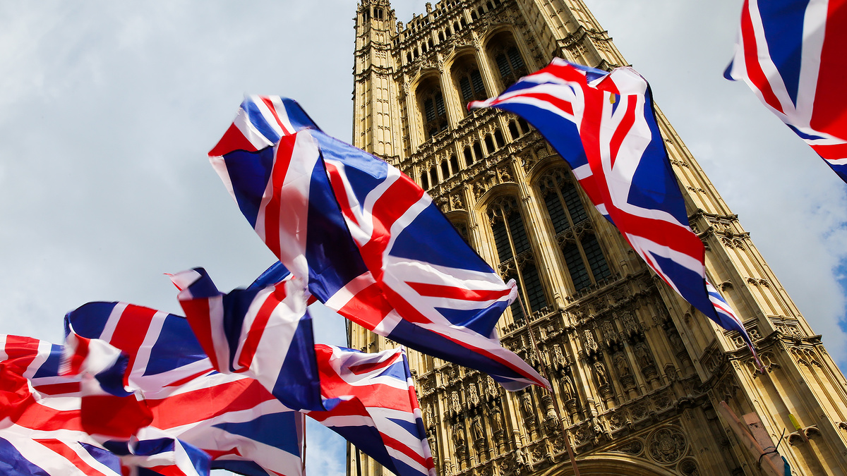    Великобритания Англия флаги ГЛП