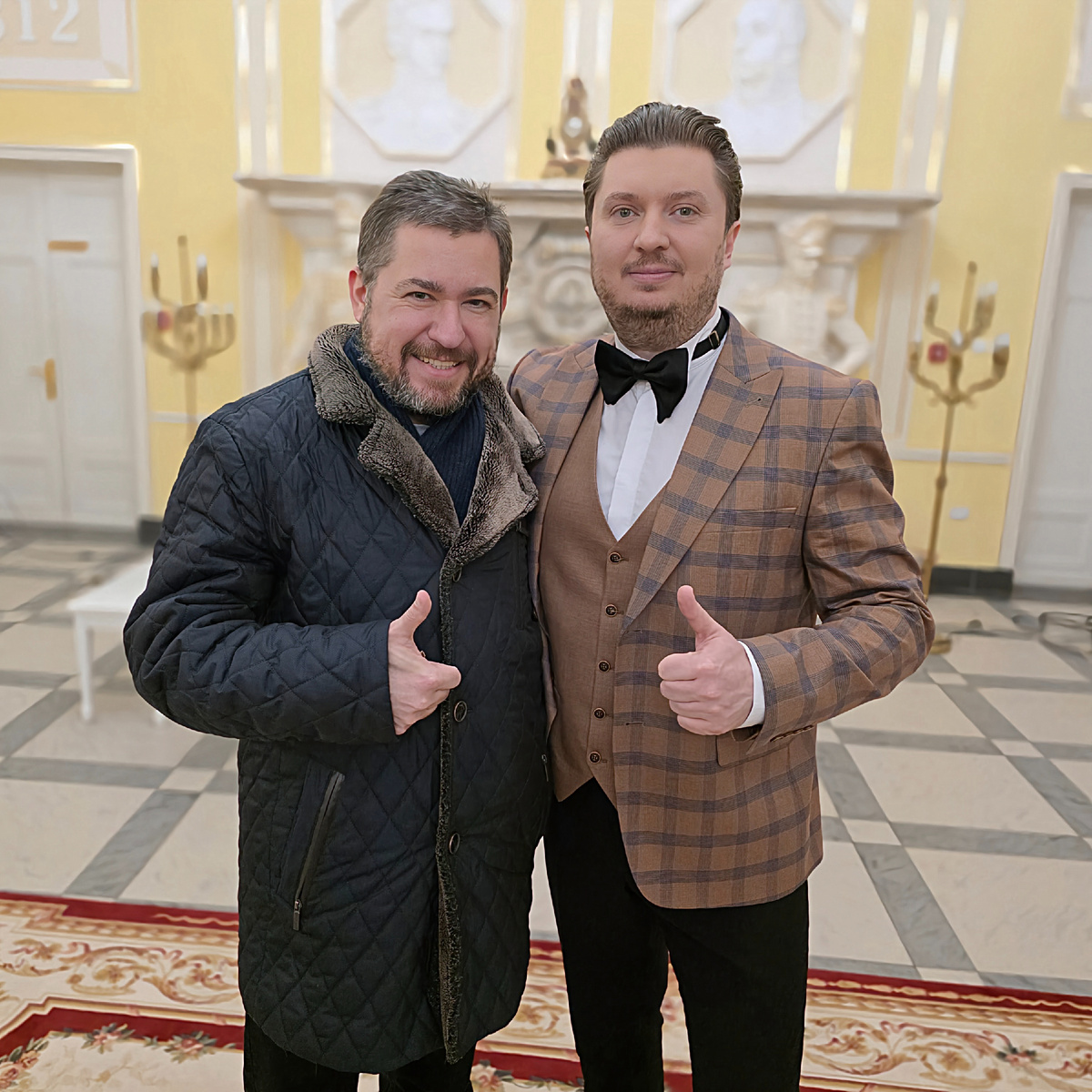 Пианист Сергей Семёнов и Илья Ушуллу.

