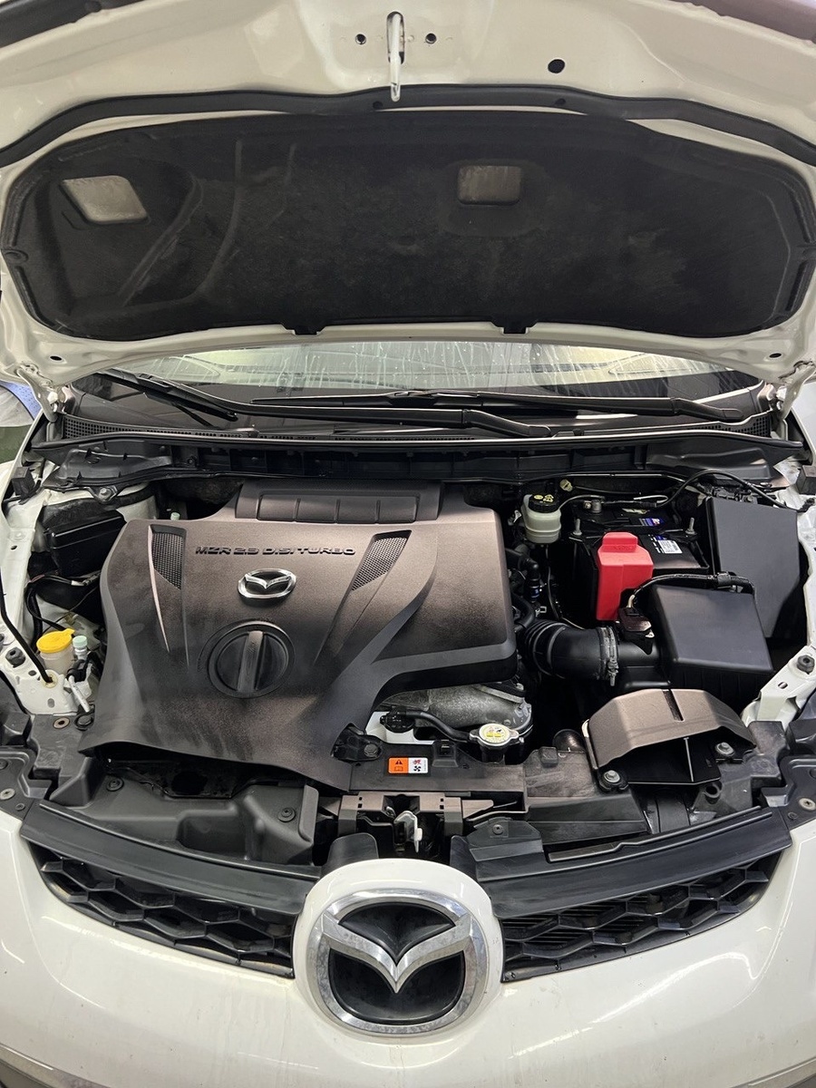 мойка двигателя автомобиля мазда 