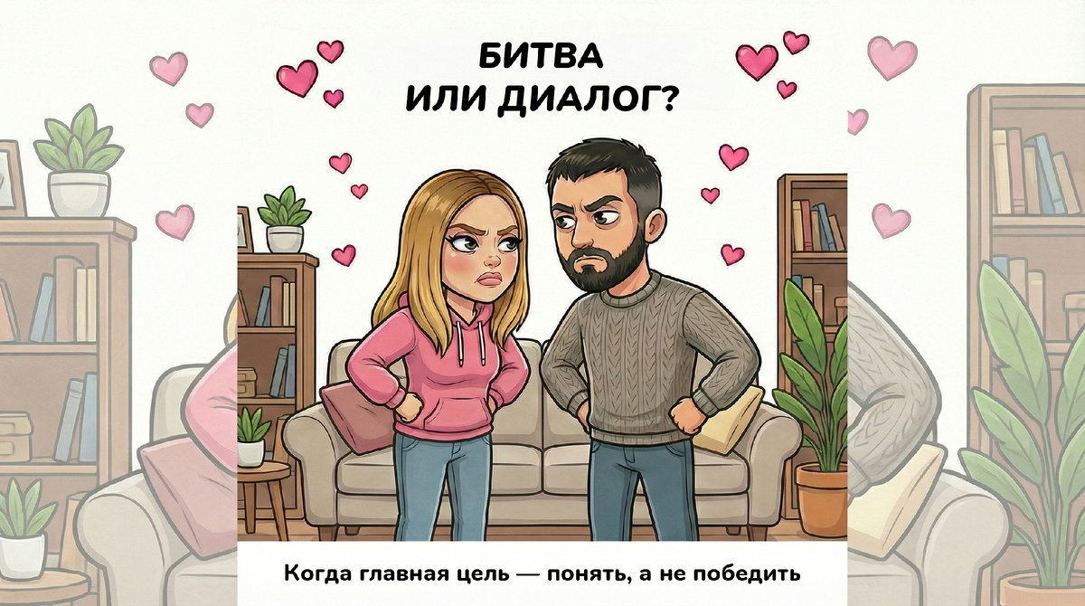 Если цель каждого конфликта — «победить супруга», мы оба проигрываем