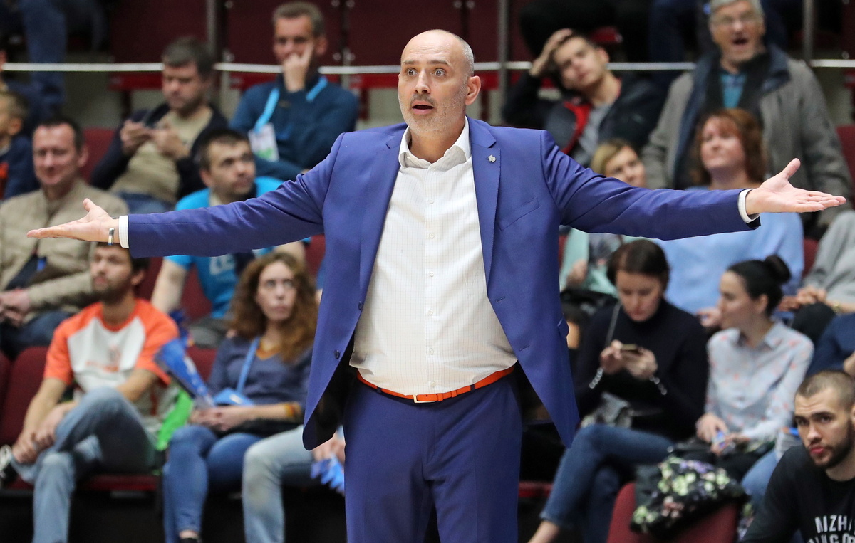    Главный тренер сборной России по баскетболу Зоран Лукич   Александр Демьянчук/ТАСС