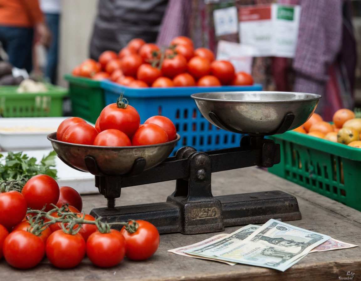 Как оказалось, ни одна нейронка не имеет представления о механических рычажных весах... Это самое близкое, что удалось добиться.