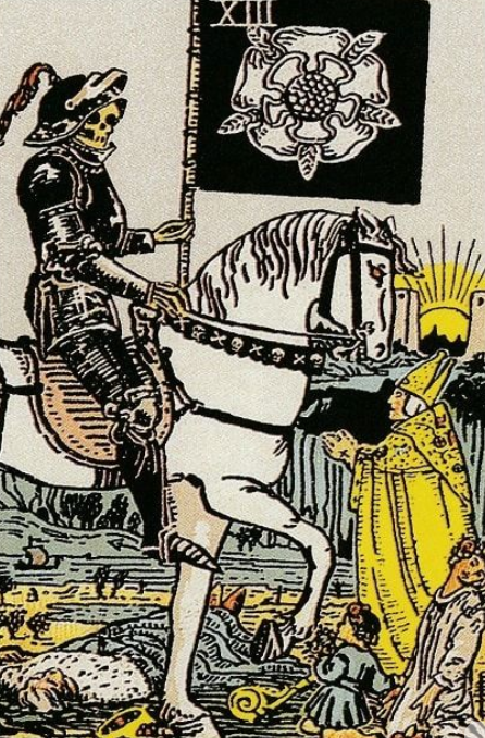 13-я энергия («Смерть») колоды Таро Уэйта