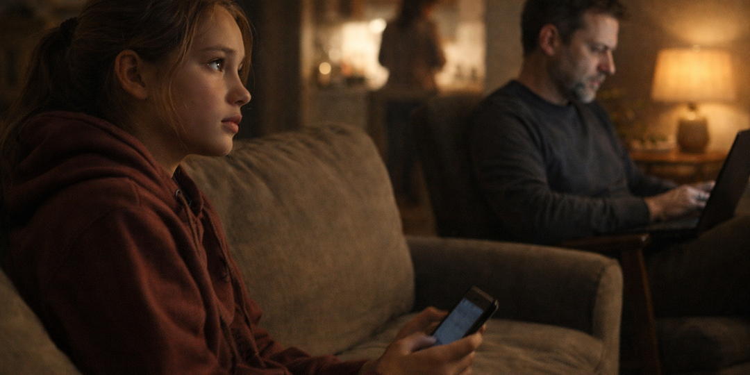 🧠 «Папа был дома, но не с ней»: как это ломает взрослую жизнь