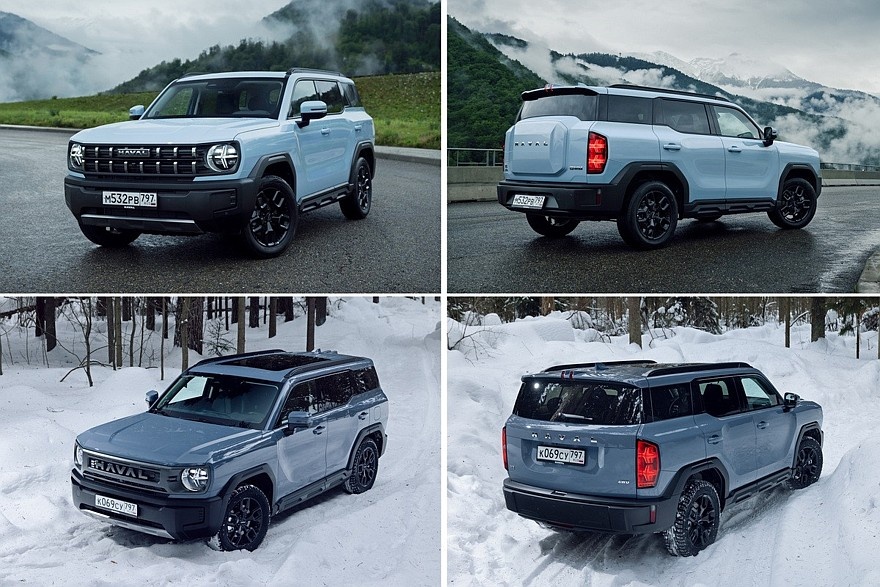    Сверху — дореформенный Haval H3, внизу — обновленный полноприводный кроссовер. При этом у переднеприводных машин 2026 модельного года прежнее оформление передней части