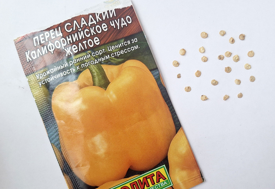 Семена перца сладкого калифорнийское чудо, "Аэлита", 22 шт.