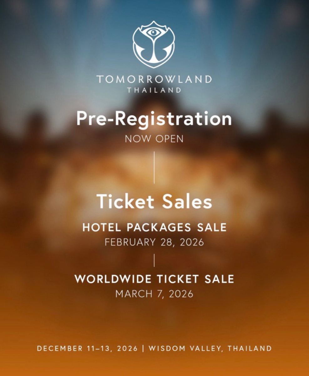Официально с сайта Tomorrowland Thailand 