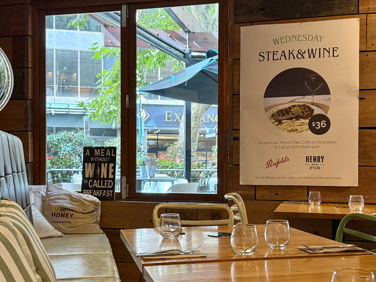 Ресторан Henry and The Fox, Мельбурн, Австралия 