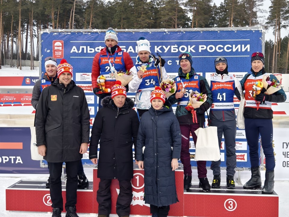    Тройка призеров и ТОП-6 мужского спринта на Кубке России в Златоусте. Степан СЕРЕБРЯКОВ