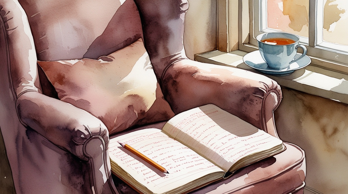 Пока дети маленькие, мы забываем спрашивать себя: "А чего хочу я?". Теперь время вспомнить. Не спеша. С чашкой чая и блокнотом.