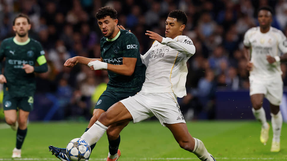 Матч общего этапа Лиги чемпионов между «Реалом» и «Манчестер Сити», 10 декабря 2025 года.📷Фото: Andrew Couldridge / Reuters