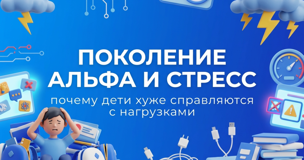 Поколение Альфа и стресс: почему дети хуже справляются с нагрузками