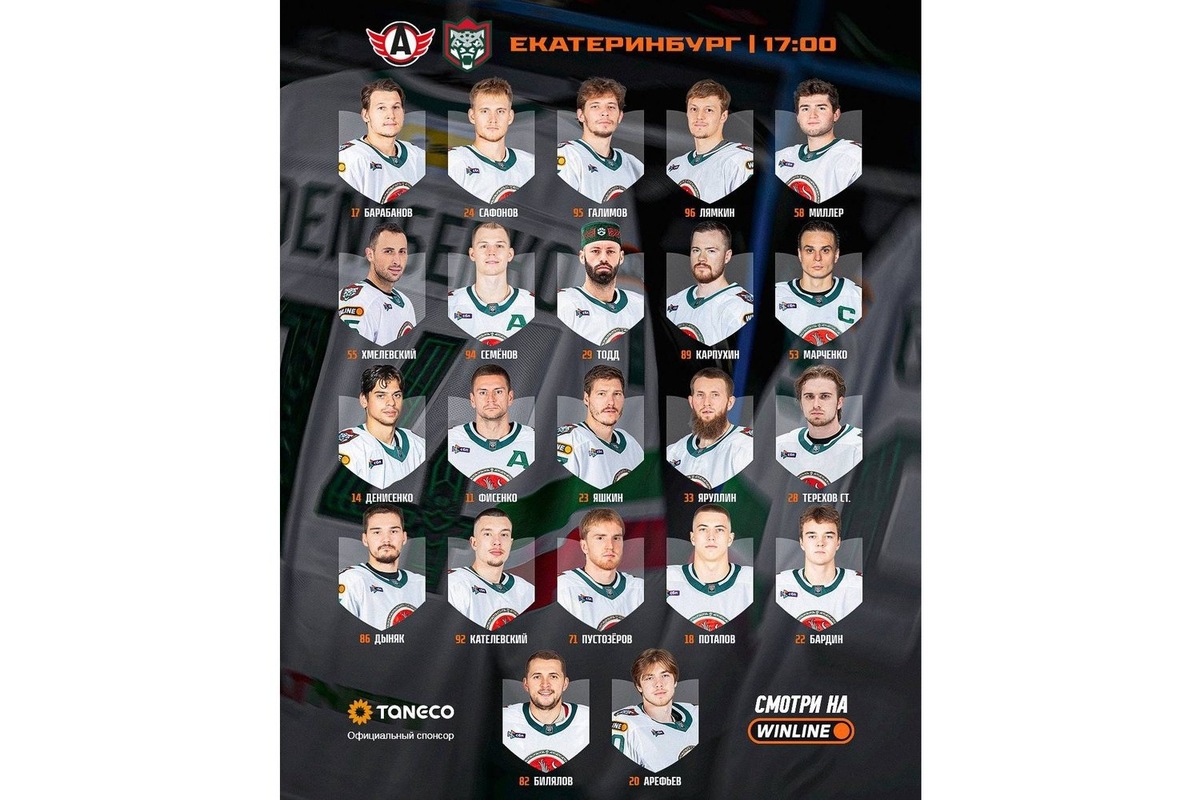   предоставлено пресс-службой ХК "Ак Барс"