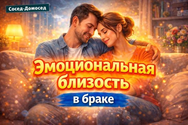 Эмоциональная близость в браке – как не стать соседями по ипотеке 😅