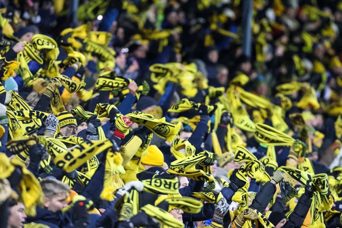  Болельщики норвежского «Буде-Глимта». © FK Bodø/Glimt, Х