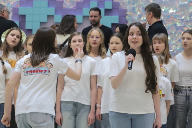    Детский хор Музыкальной школы №1. Фото Михаила Перикова