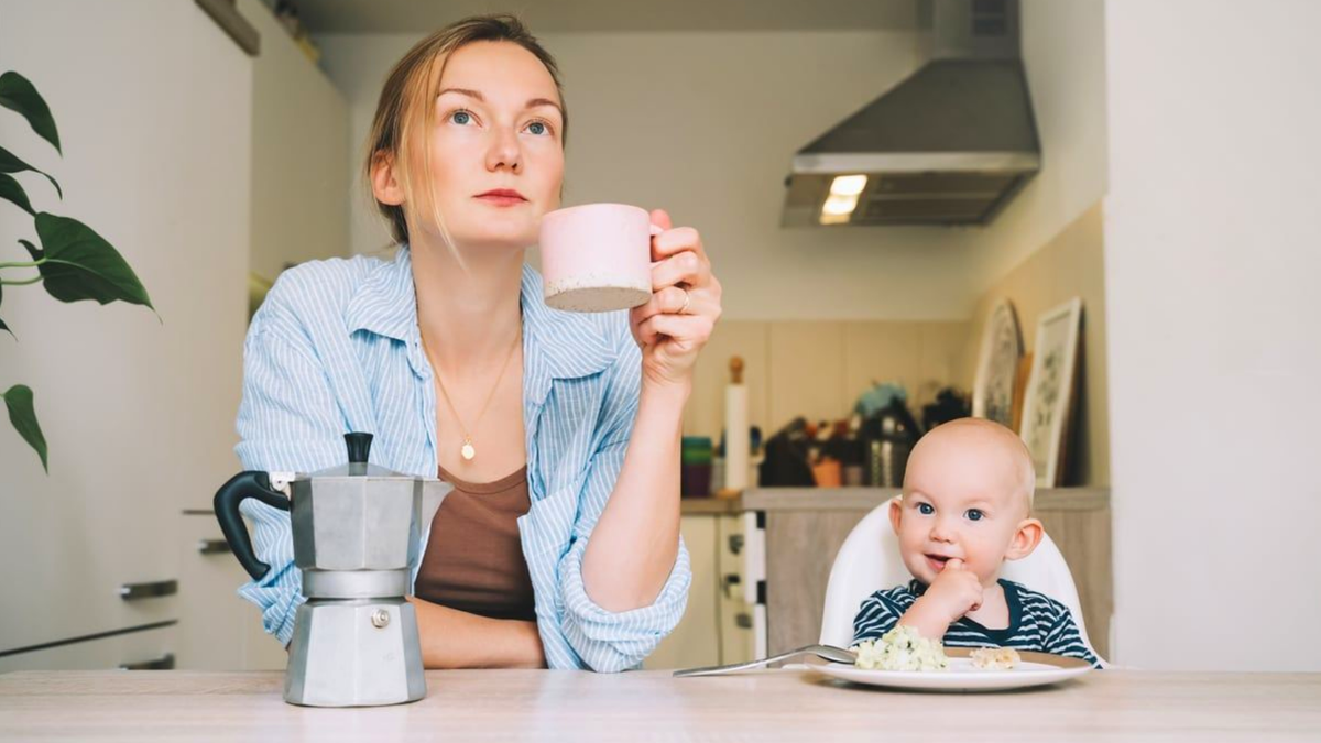 Утро мамы в декрете