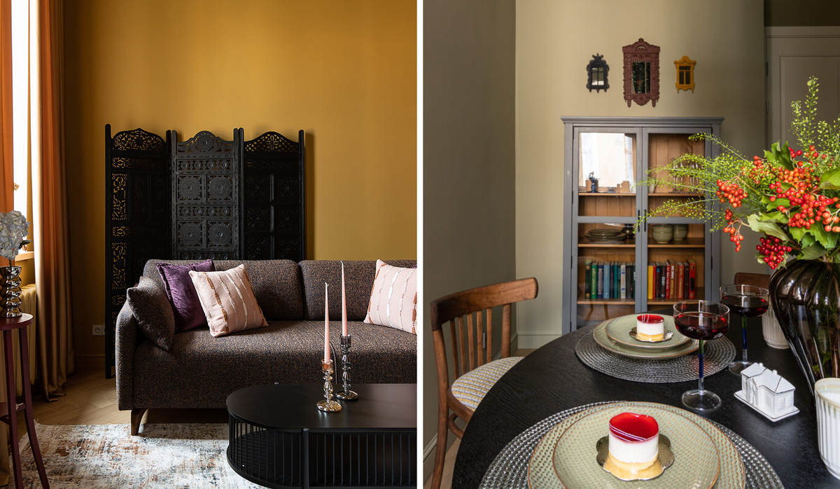 Проект квартиры по дизайну Полины Андреевой в оттенках LOYMINA Group