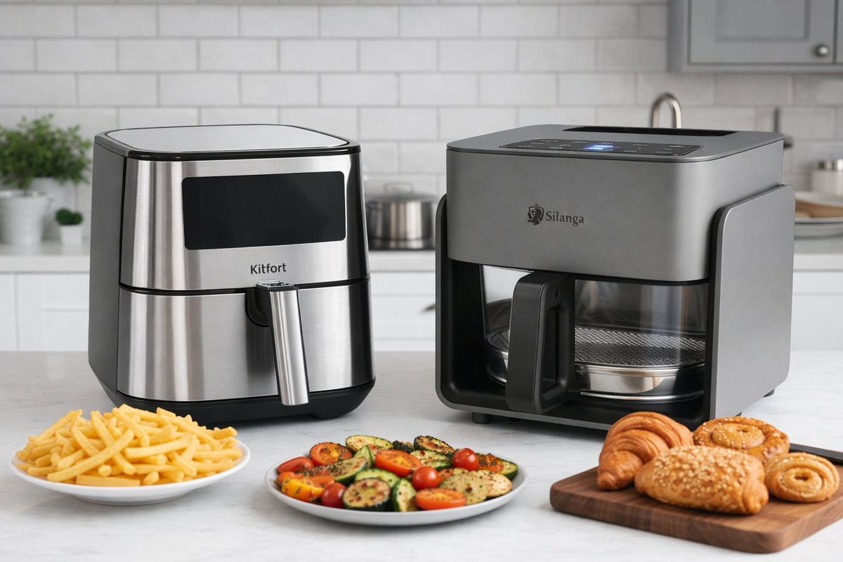 Kitfort КТ-2228 и Silanga AF500 PRO