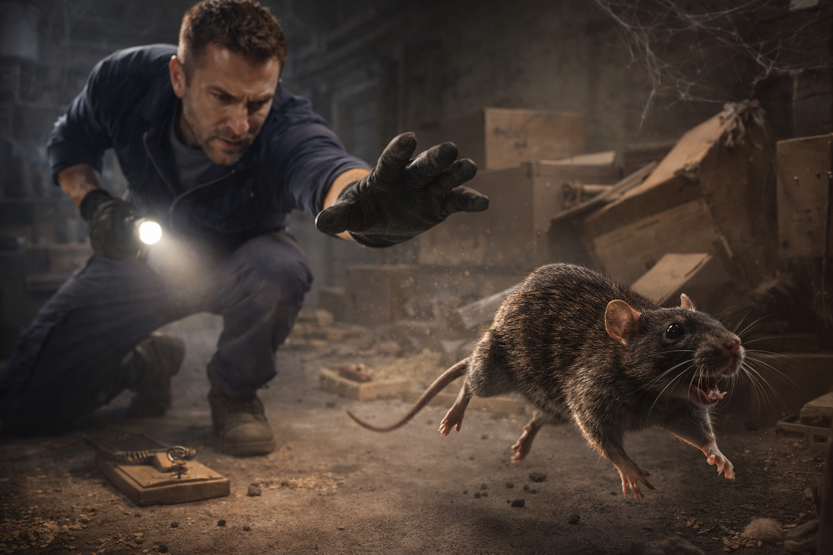 Борьба с крысами на чердаке загородного дома