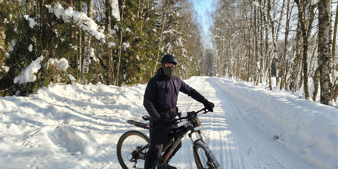 Открытие велосезона. Первая зимняя велопоездка.