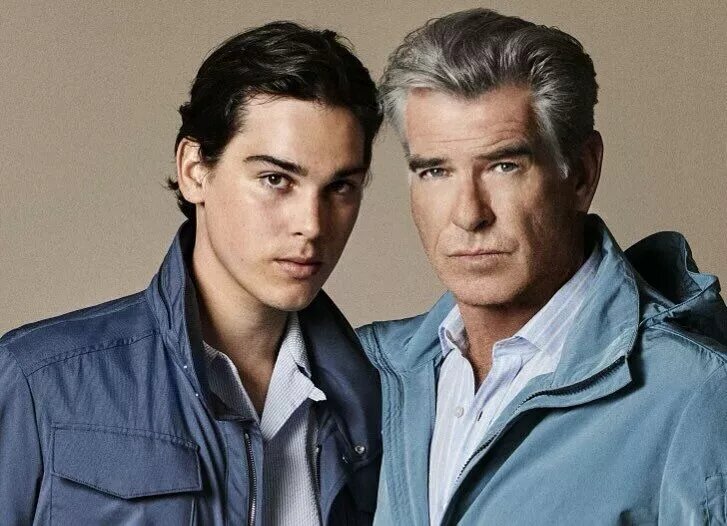    Пирс Броснан поддержал сына на открытии его выставки