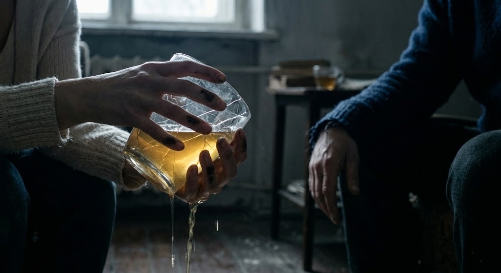 Стеклянный сосуд