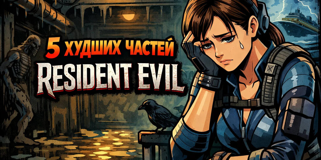 Топ 5 худших частей Resident Evil
