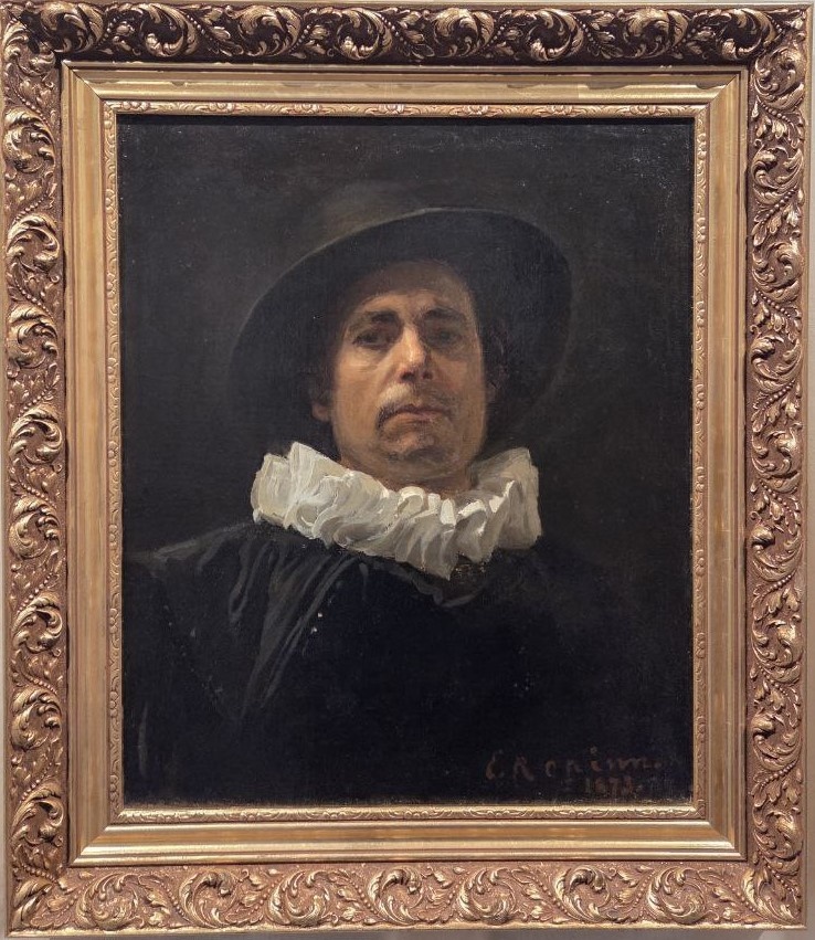 Илья Репин. Портрет мужчины в испанском костюме. 1873 холст, масло