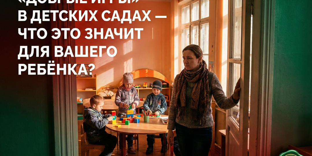 «Добрые игры» в детских садах 2026: что изменится для 6 млн дошкольников
