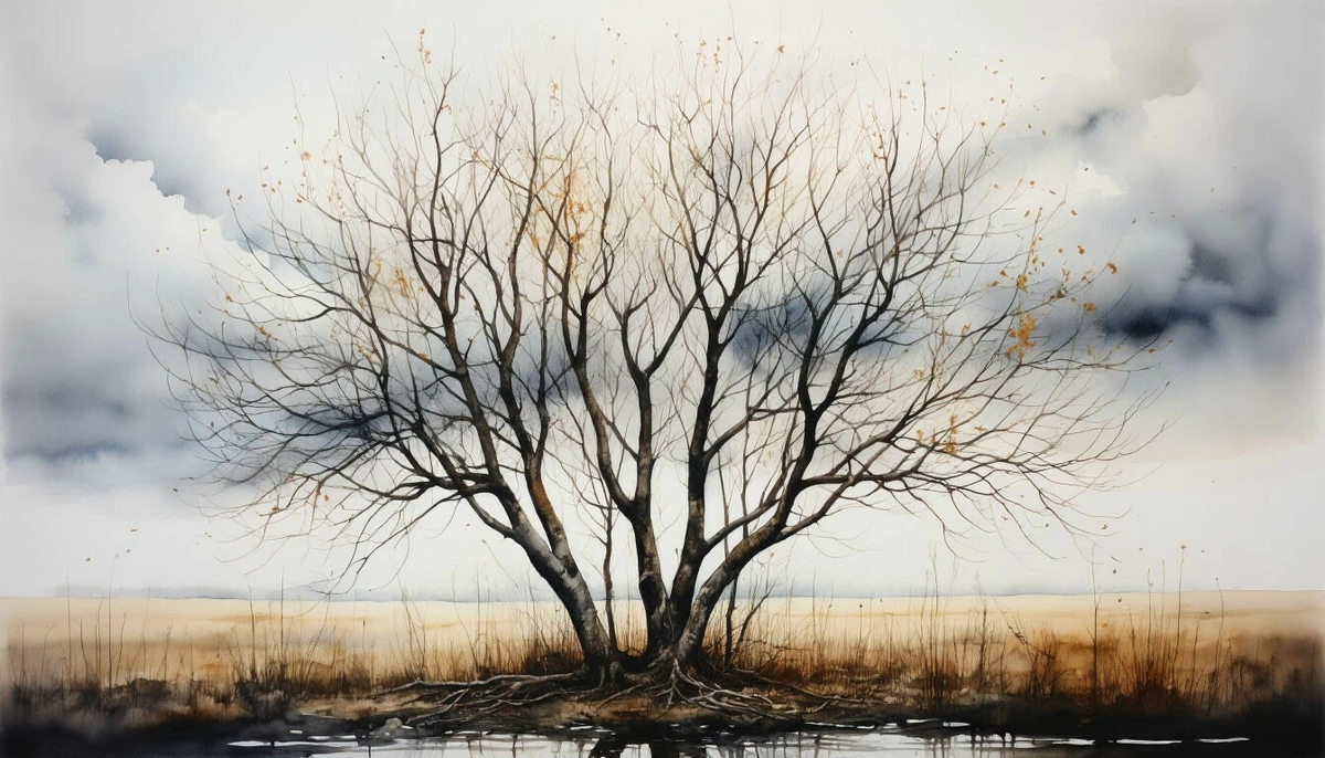 Деревья не ругают себя за то, что стоят голыми. Они просто ждут. Им хватает мудрости не тратить силы зря.