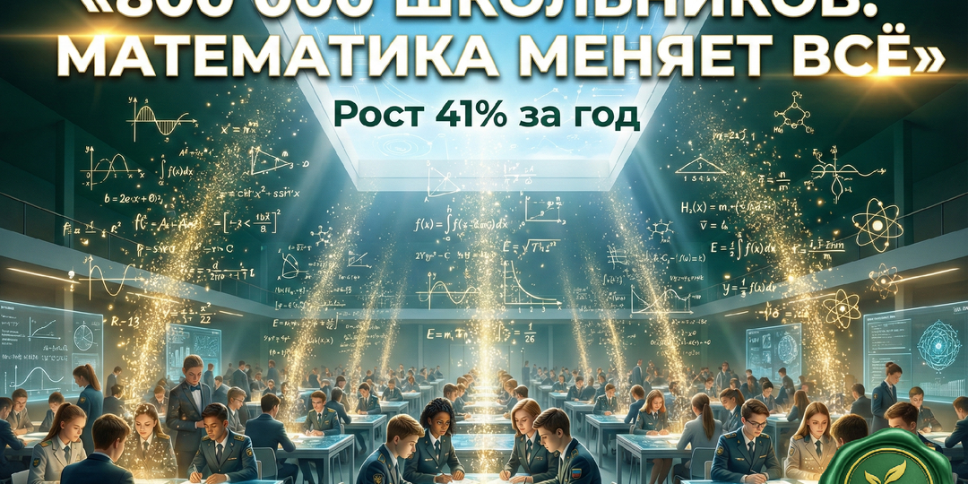 Математика и физика 2026: 800 000 школьников на углублённом уровне — что это значит для вашего ребёнка