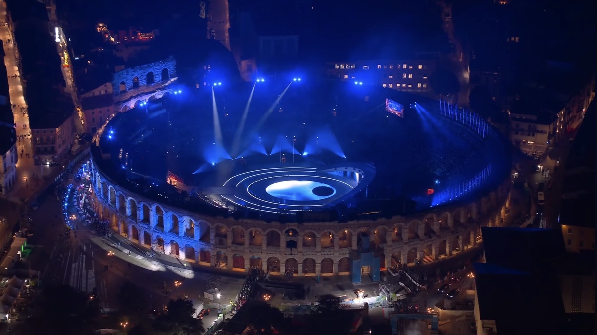 Церемония Открытия Паралимпиады-2026. Фото с экрана трансляции