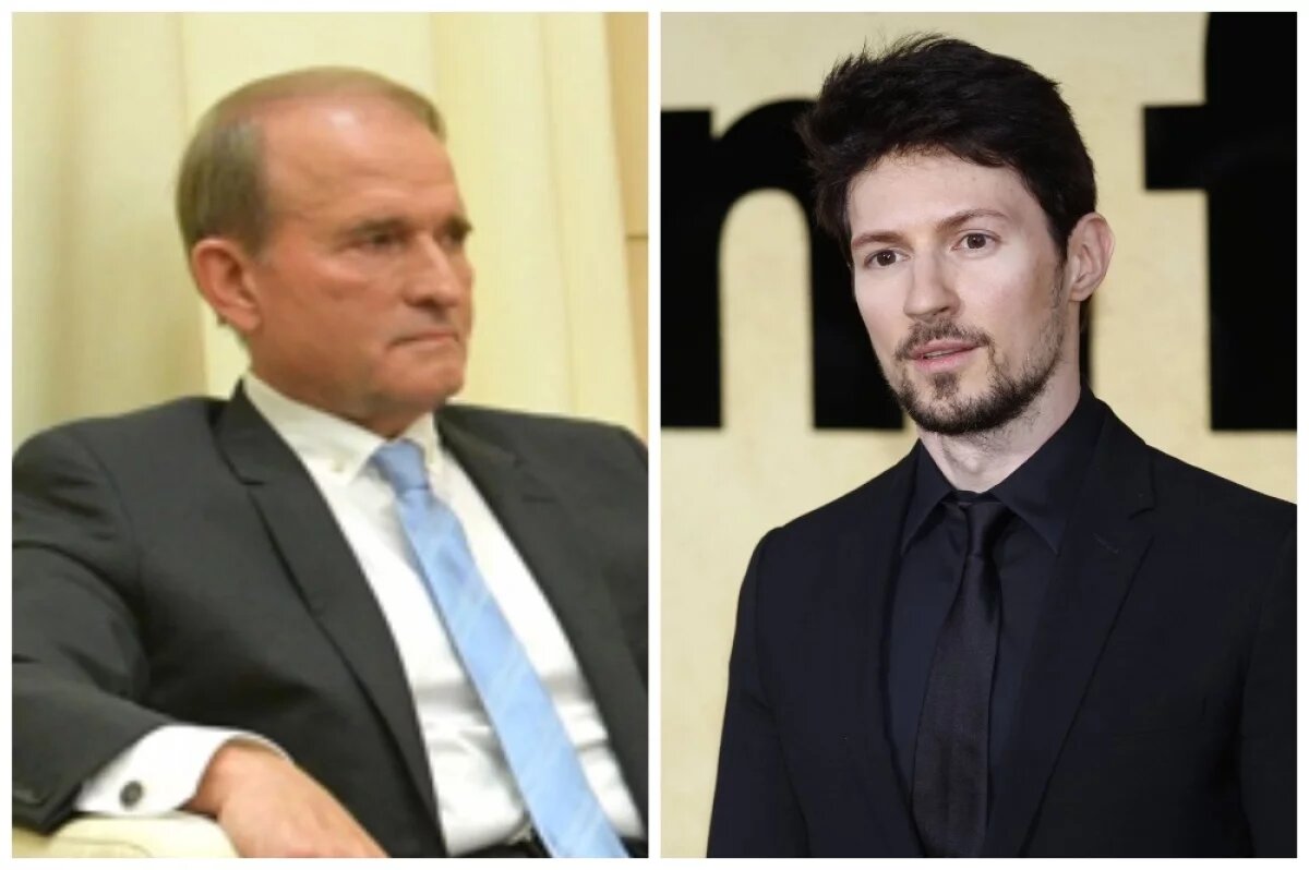    По словам Виктора Медведчука (слева), заявления Павла Дурова о свободе слова, нежелании сотрудничества с какими бы то ни было властями — фикция.