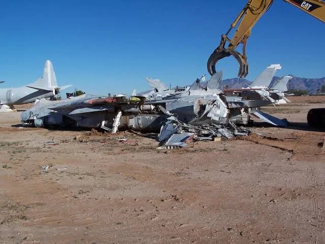 Финал пути F-14 Tomcat