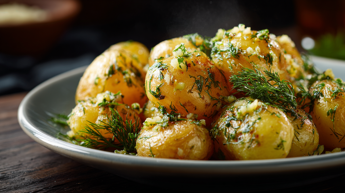 Молодая картошка в аэрогриле