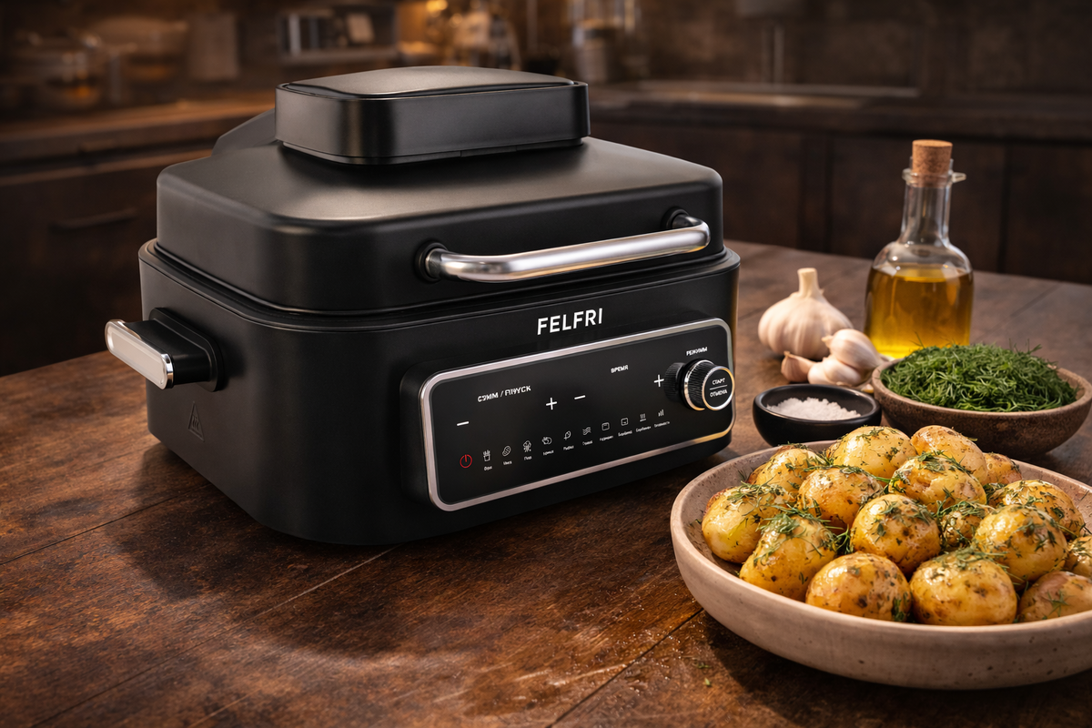 Молодая картошка в аэрогриле