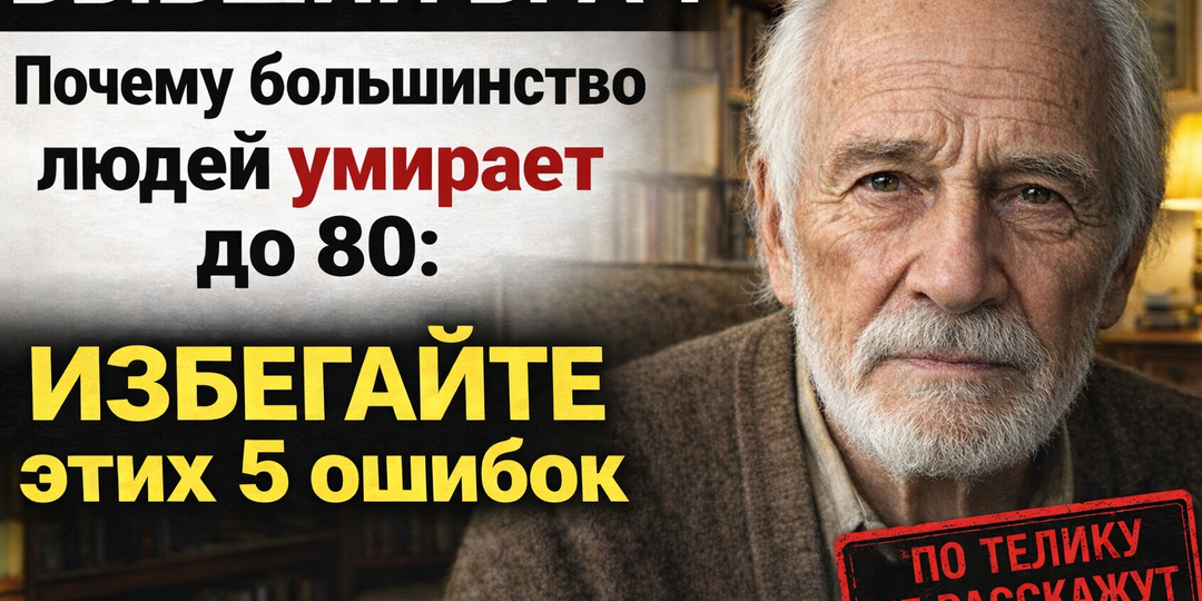 Почему люди не доживают до пенсии? Мне 102 года и я расскажу, как избежать смертельных ошибок