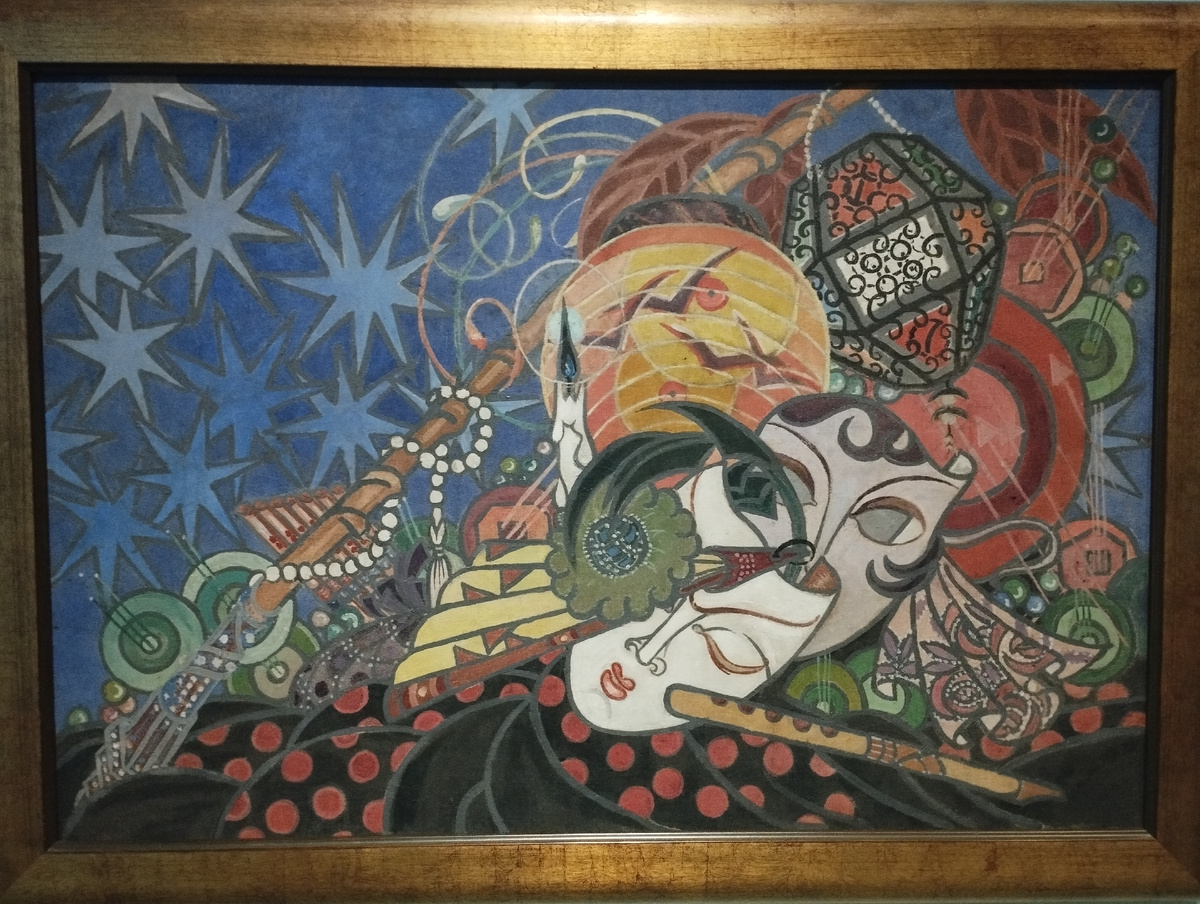 Александра Бельцова, "Восточный мотив", середина 1920-х годов (ФОТО АВТОРА)