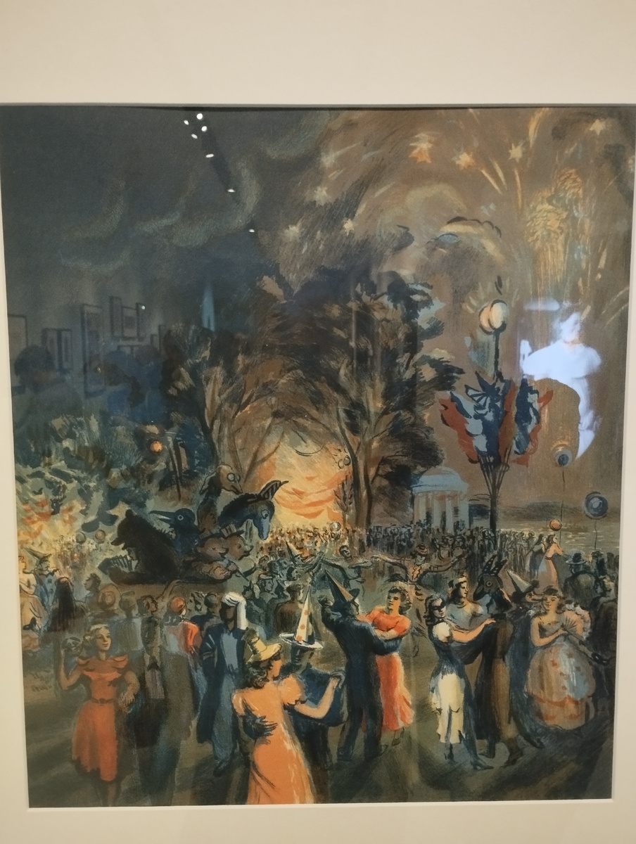 Александра Петрова, "Маскарад в ЦПКиО", 1941 год (ФОТО АВТОРА)