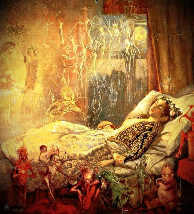 Фрагмент картины «Сон», худ. Джон Фицджеральд, 1860 год