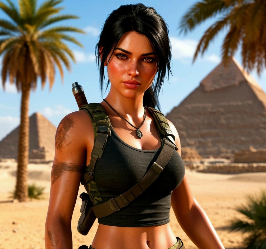Лара Крофт в Древнем Египте