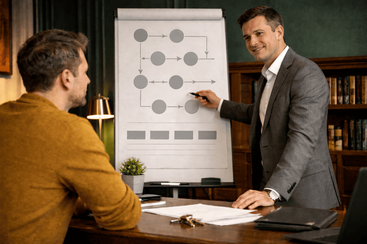 Риелтор объясняет цепочку сделок с квартирой на примере альтернативной сделки