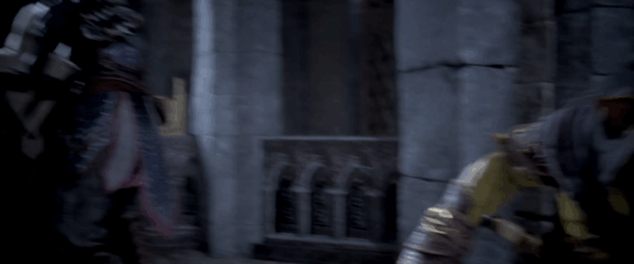 Gif картинка "Стикс с Джараком сбегают от Флакс"