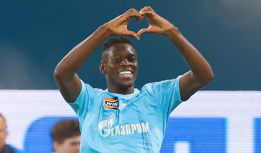 Луис Энрике стал автором победного мяча в ворота "Балтики". Фото: ФК "Зенит"