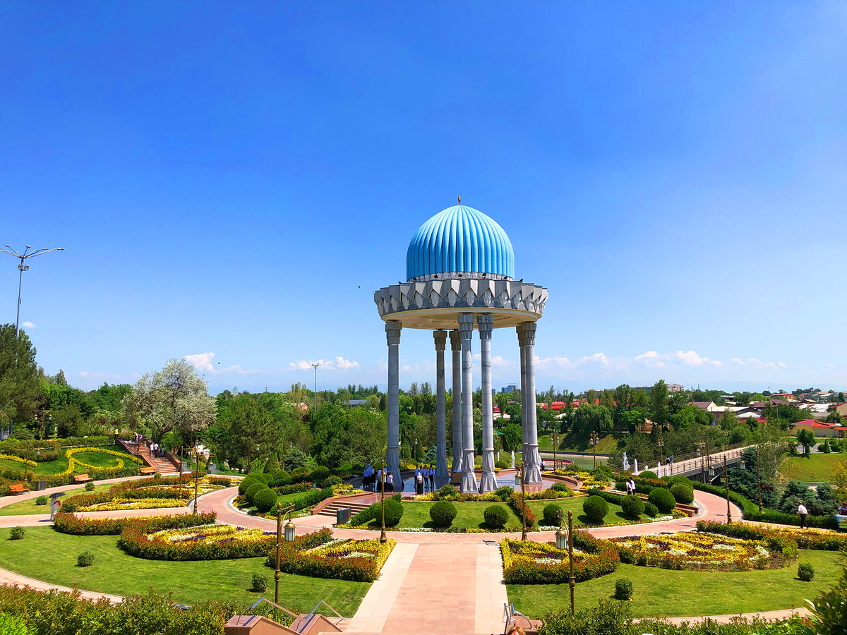 один из парков Ташкента