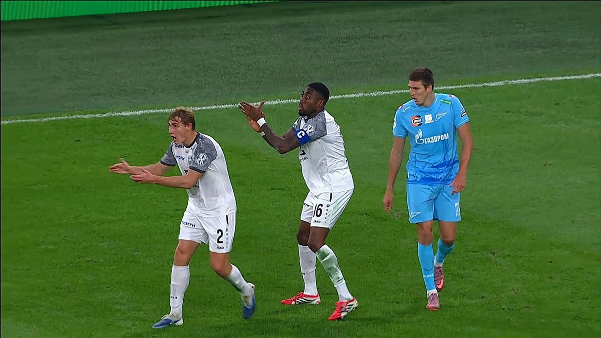 Скриншот момента с игры Зенит - Балтика