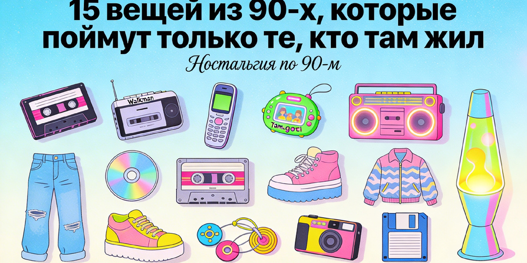 15 вещей из 90-х, которые поймут только те, кто там жил.