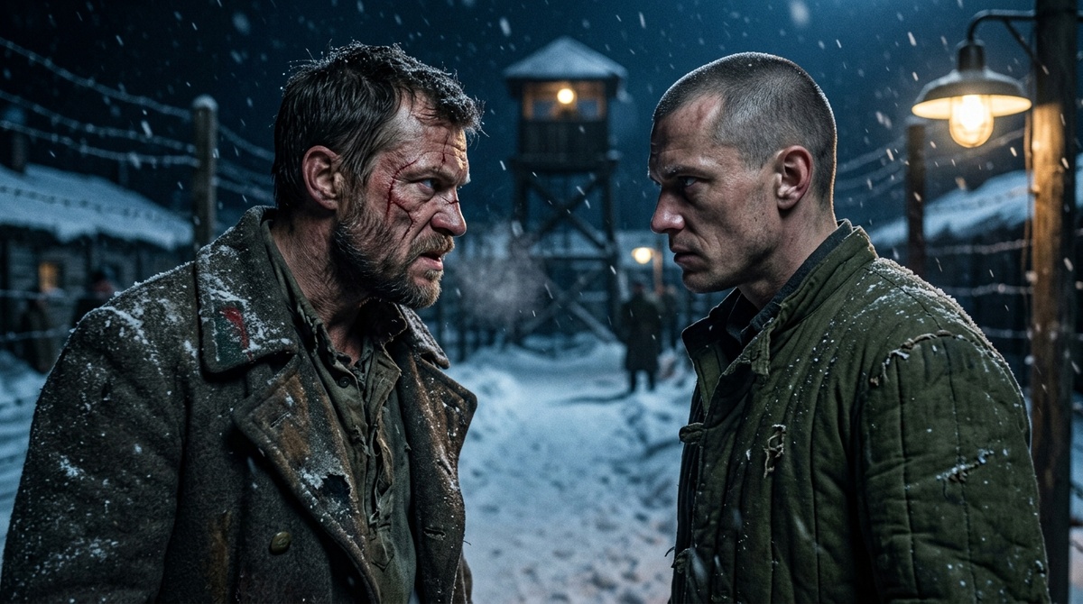 Противостояние бывших фронтовиков и старых воров в советском лагере